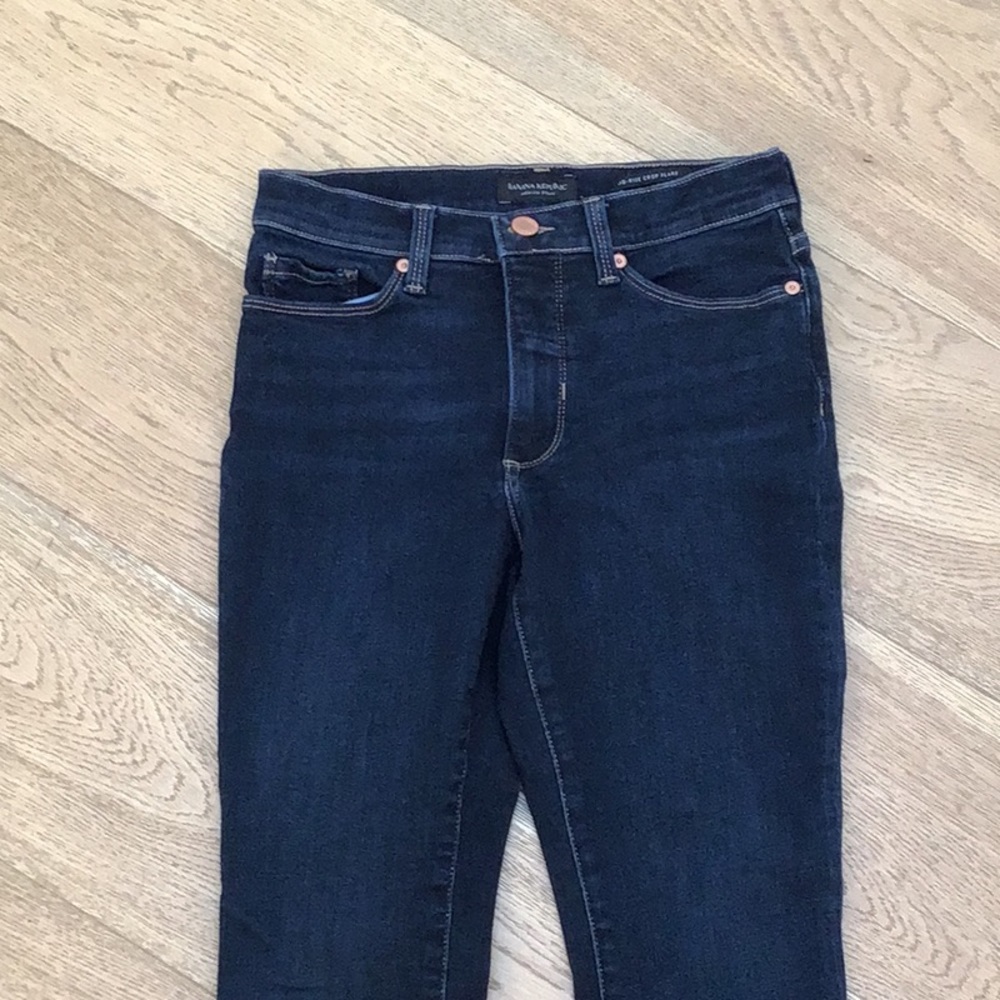 Banana Republic Mid-Rise-Crop-Flare Jeans 25
